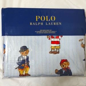 * SOLD****Ralph Lauren Polo Bear sheets